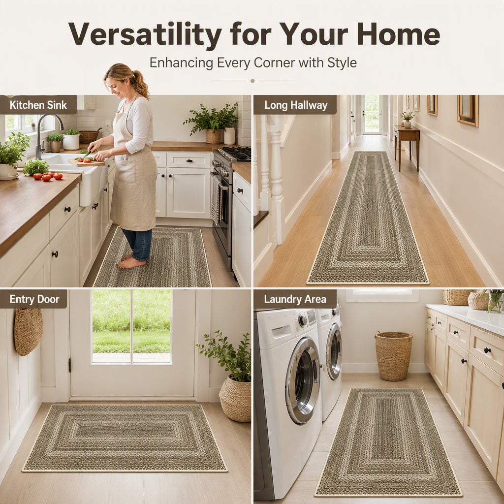 ⏳🔥LIMITED-TIME 50% OFF! ⏰Elegant Woven Runner Rug