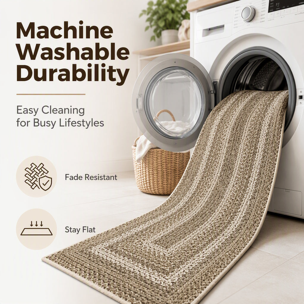 ⏳🔥LIMITED-TIME 50% OFF! ⏰Elegant Woven Runner Rug