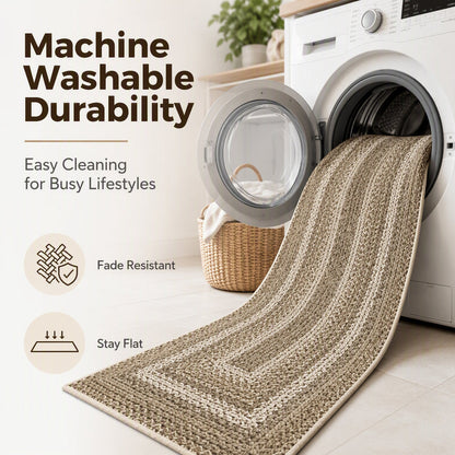 ⏳🔥LIMITED-TIME 50% OFF! ⏰Elegant Woven Runner Rug