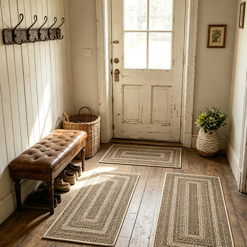 ⏳🔥LIMITED-TIME 50% OFF! ⏰Elegant Woven Runner Rug