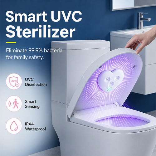 🚽 UVC Toilet Sterilizer Light – Smart, Automatic & Easy to Use
