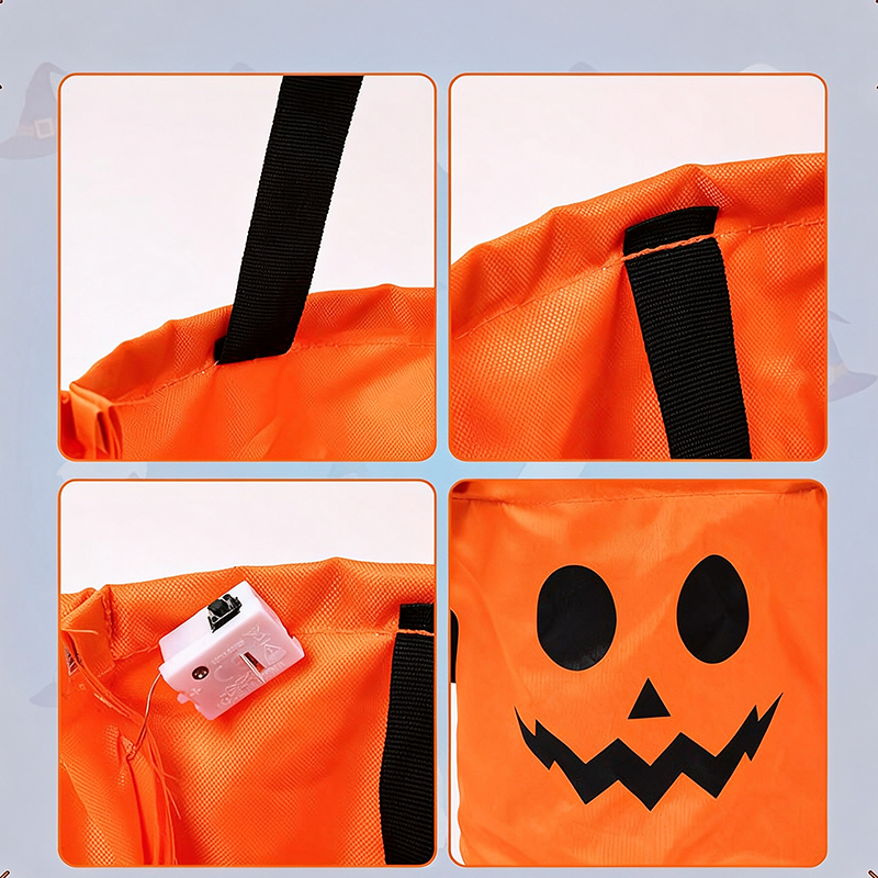🔥50% OFF🎃LED Light Up Halloween Candy Bucket