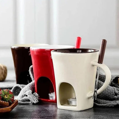 Ceramic Chocolate Fondue Mug