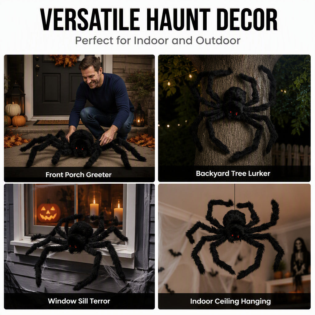 Halloween Outdoor Decorations Giant Spider