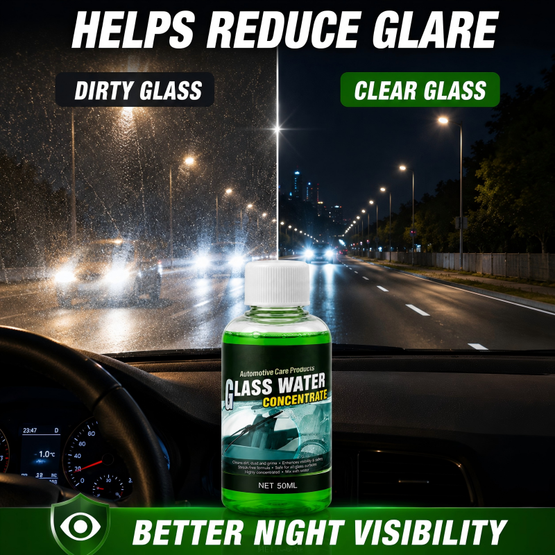 🥳2026 HOT SALE🥳💞50K+ SOLD! 💧✨ 47% OFF! Glass Concentrate – 10ml makes 1L, cuts bugs & grime, streak-free. 1 bottle = 50L ! 🚗💪