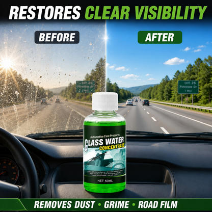 🥳2026 HOT SALE🥳💞50K+ SOLD! 💧✨ 47% OFF! Glass Concentrate – 10ml makes 1L, cuts bugs & grime, streak-free. 1 bottle = 50L ! 🚗💪