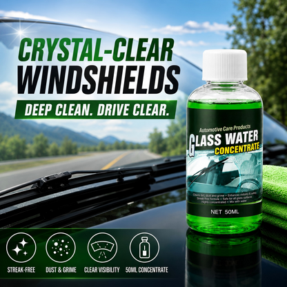 🥳2026 HOT SALE🥳💞50K+ SOLD! 💧✨ 47% OFF! Glass Concentrate – 10ml makes 1L, cuts bugs & grime, streak-free. 1 bottle = 50L ! 🚗💪