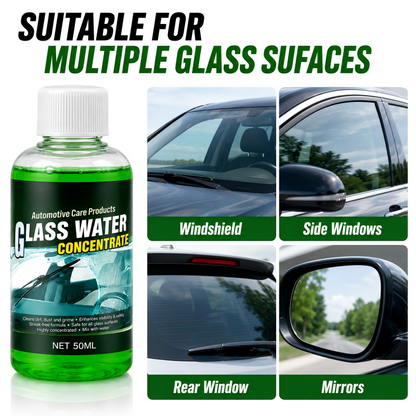🥳2026 HOT SALE🥳💞50K+ SOLD! 💧✨ 47% OFF! Glass Concentrate – 10ml makes 1L, cuts bugs & grime, streak-free. 1 bottle = 50L ! 🚗💪