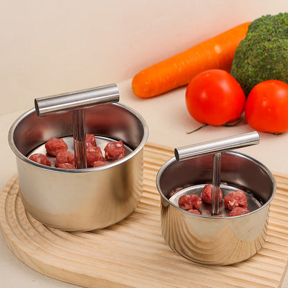 🥳🔥 HOT SALE — BUY 1 GET 1 FREE! 💞 10K+ SOLD! 🍲 Stainless Steel Meatball Mould — Perfect Meatballs Made Easy