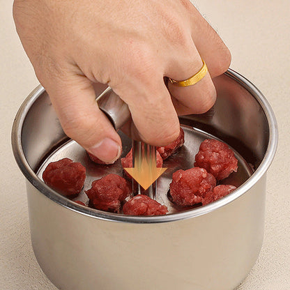 🥳🔥 HOT SALE — BUY 1 GET 1 FREE! 💞 10K+ SOLD! 🍲 Stainless Steel Meatball Mould — Perfect Meatballs Made Easy