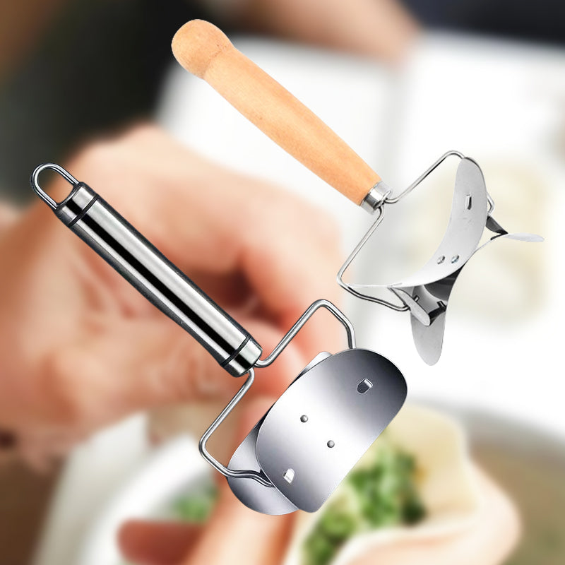 🥳2026 HOT SALE 50% OFF! 🥳💞50K+ SOLD! Stainless Steel Dumpling Wrapper Cutter