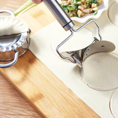 🥳2026 HOT SALE 50% OFF! 🥳💞50K+ SOLD! Stainless Steel Dumpling Wrapper Cutter
