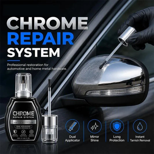✨ Professional Chrome Repair Pen – Quick & Easy Touch-Up for Scratches, Chips & Faded Chrome