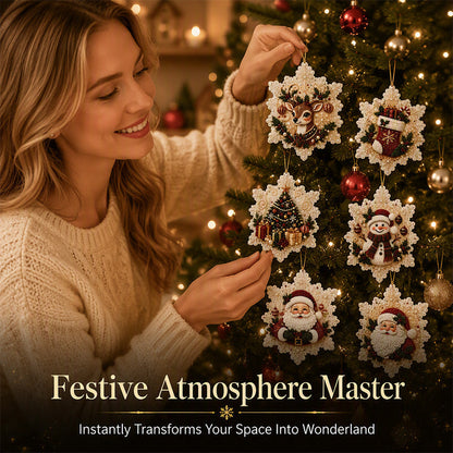 ⏳Limited-time 50% off⏰Christmas DIY Painting Hanging Ornaments Set🥳🎄
