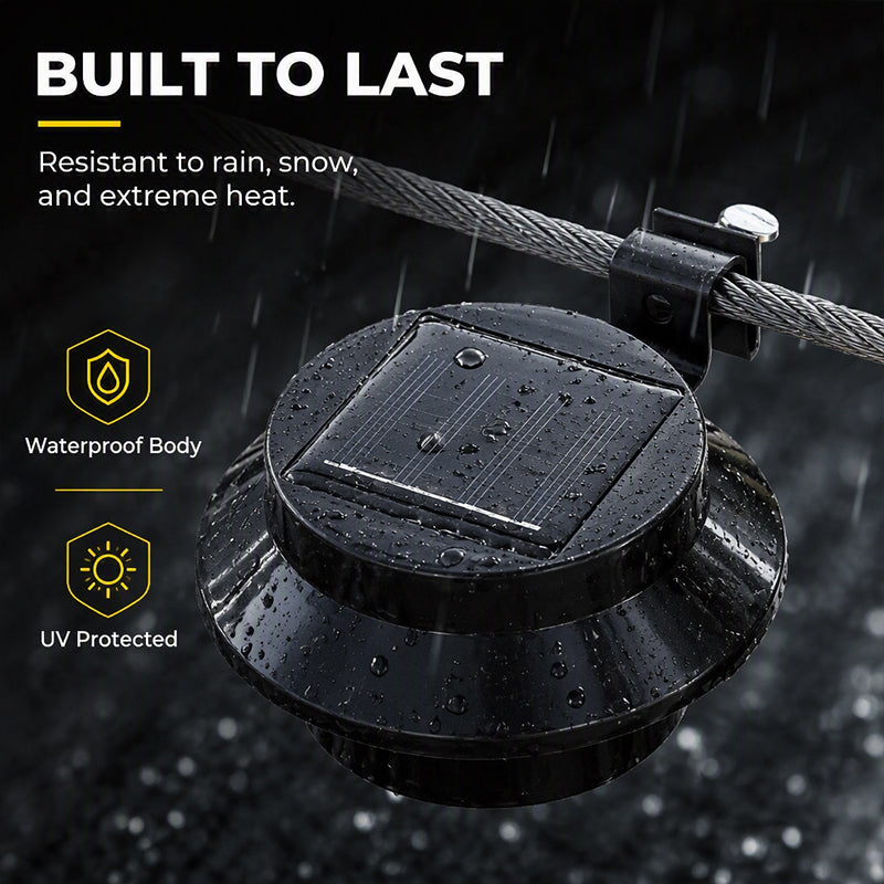 ☀️ Solar LED Gutter Wall Light | Outdoor Accent