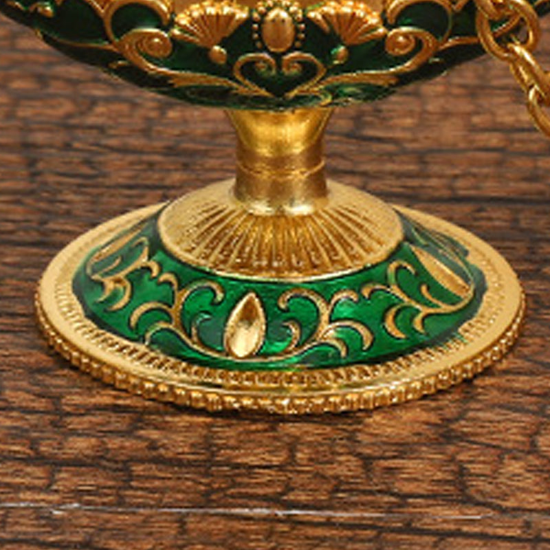 🪔 Vintage Genie Lamp – Magical Decor & Incense Burner