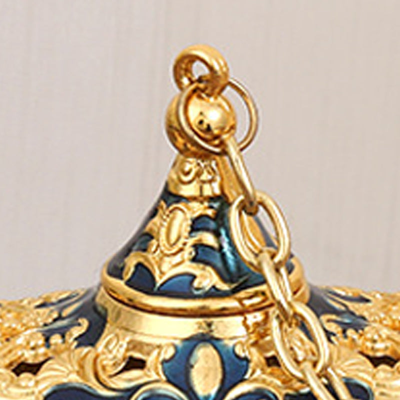 🪔 Vintage Genie Lamp – Magical Decor & Incense Burner