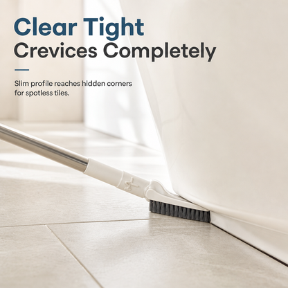 🧽 Long-Handle Corner Scrub Brush – Reach Tight Spaces Easily