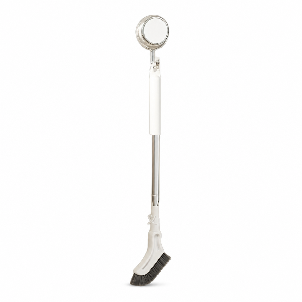 🧽 Long-Handle Corner Scrub Brush – Reach Tight Spaces Easily