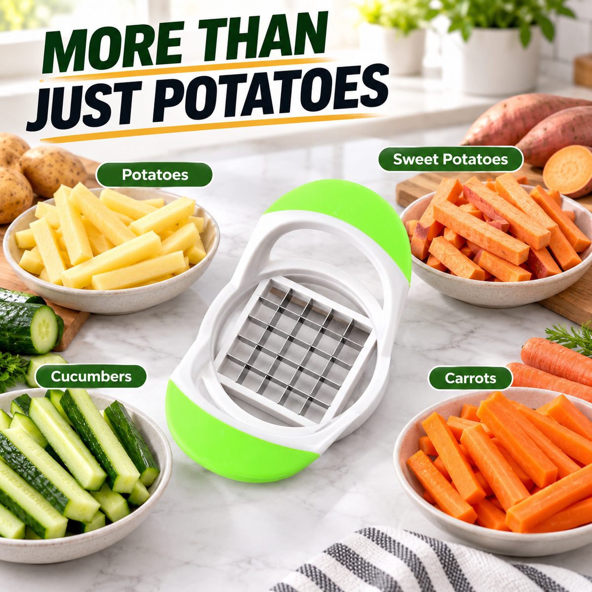 Manual French Fry Potato Cutter