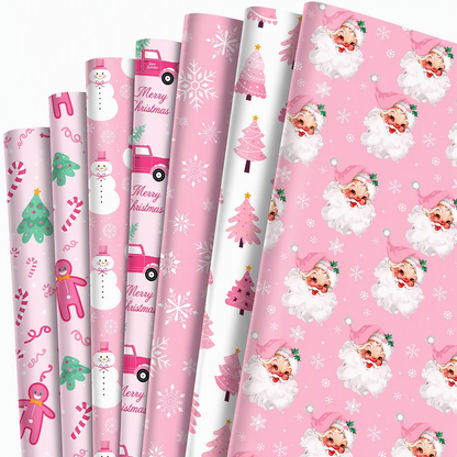 🎄50 % Rabatt!!🎅🎀12 Blatt Weihnachtsschneemann-Geschenkbox-Geschenkpapier