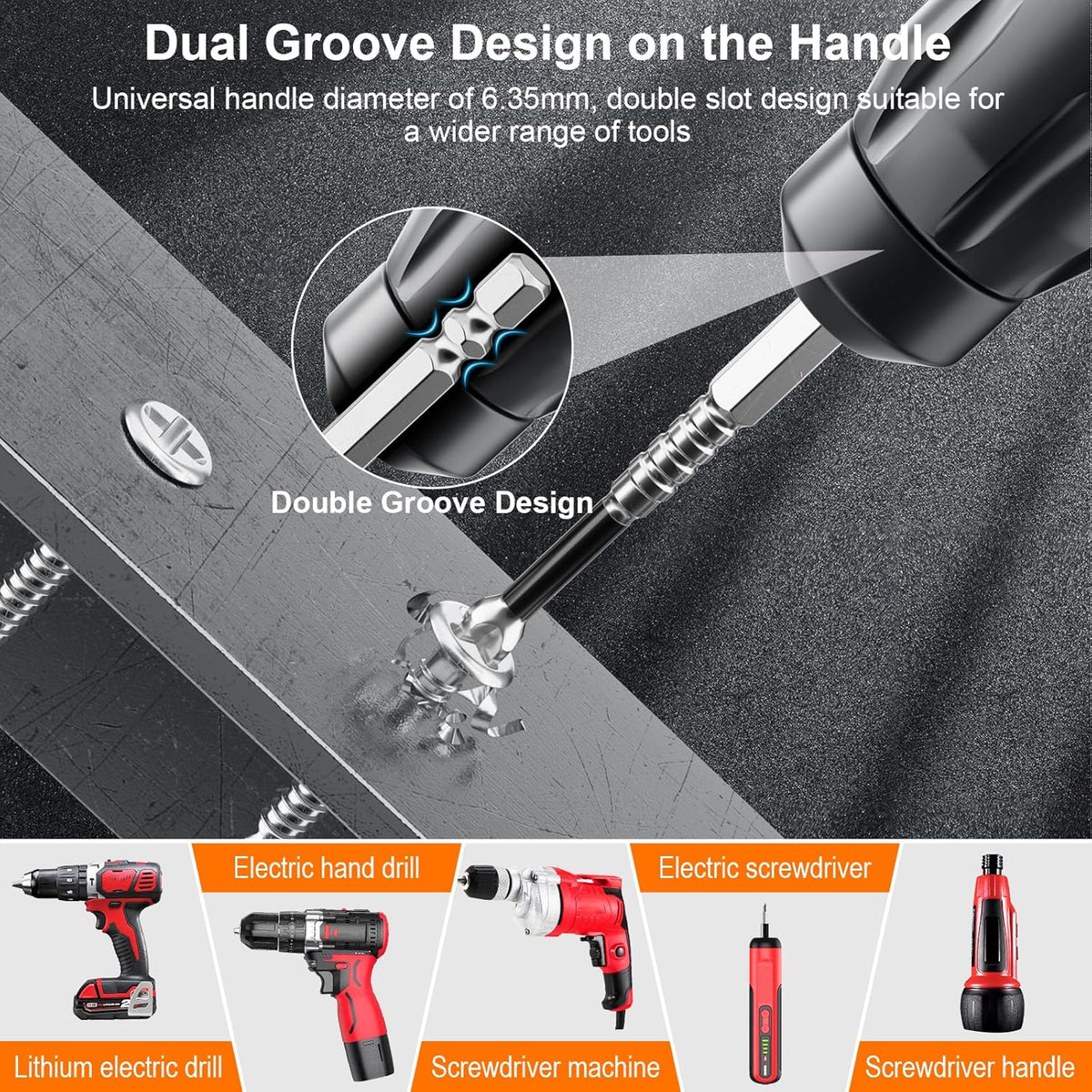 12-Piece Magnetic Impact Screwdriver Bit Set - image 6