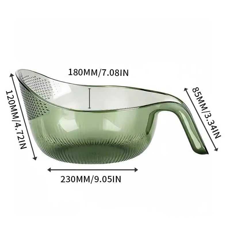 🔥 3-Pack Kitchen Strainer Bowl – Wash, Rinse & Drain in Seconds