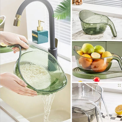 🔥 3-Pack Kitchen Strainer Bowl – Wash, Rinse & Drain in Seconds