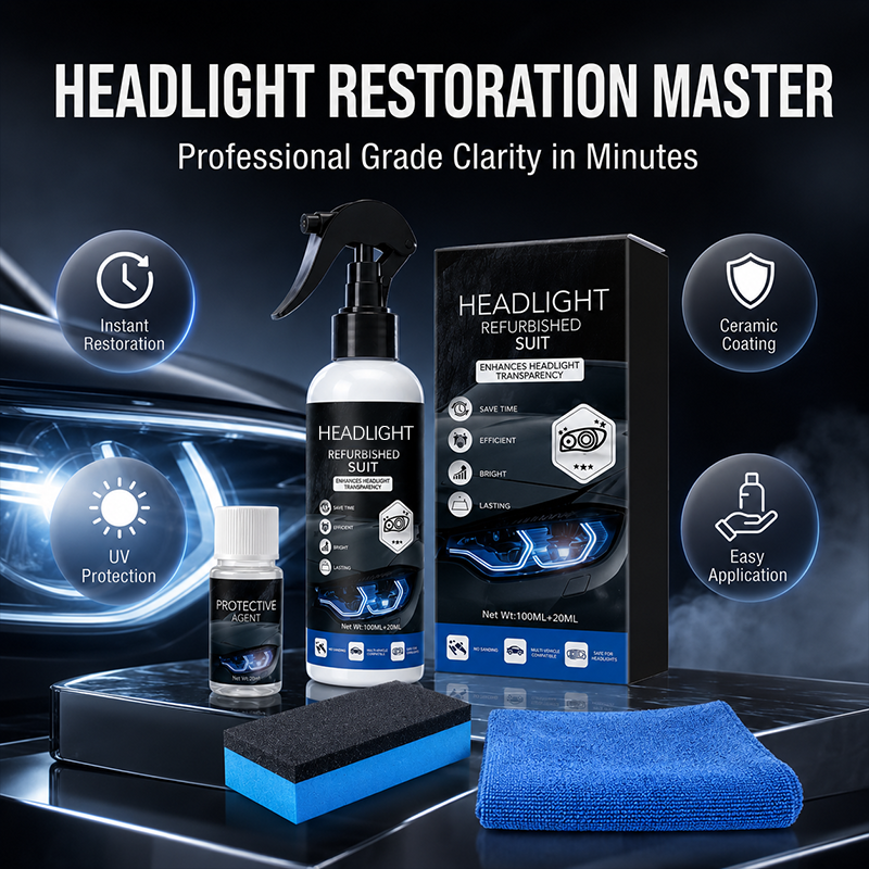 ✨ Restore Cloudy Headlights in Minutes – BUY 2 GET 1 FREE 🚗