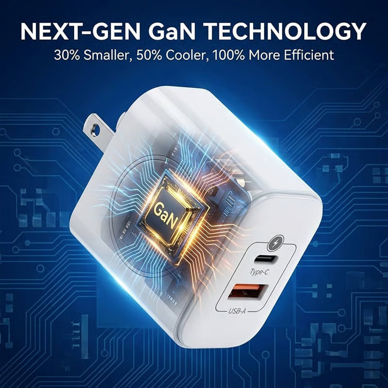 ⚡3 in 1 USB-C Charger Block with 20W Fast Charging Block
