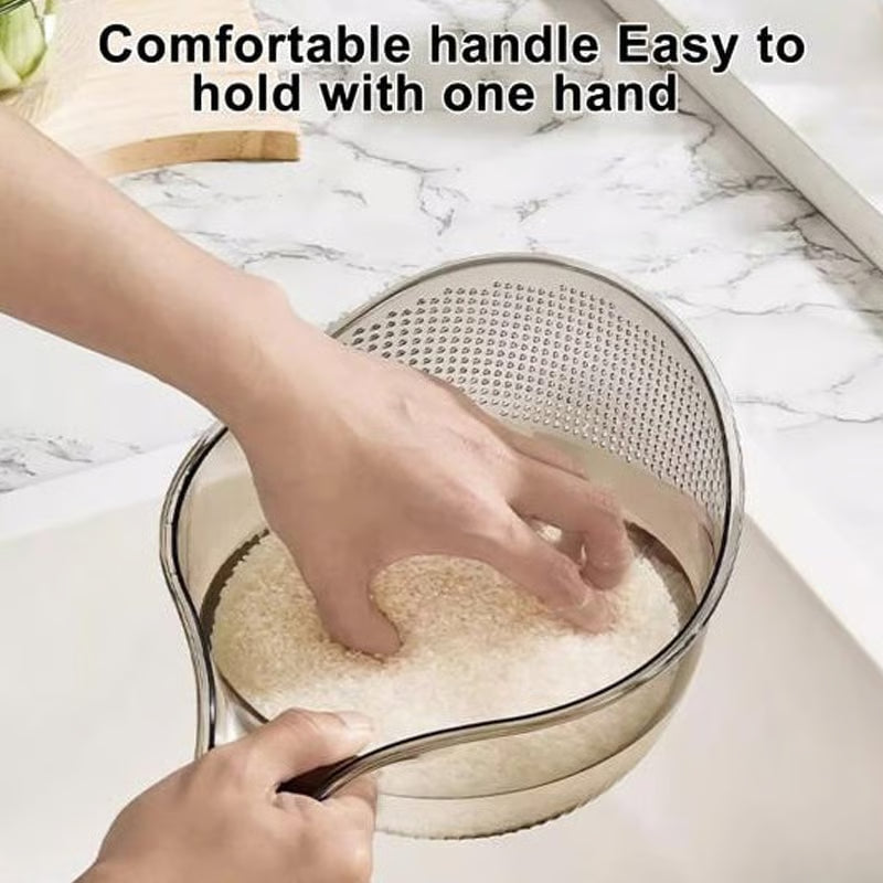 🔥 3-Pack Kitchen Strainer Bowl – Wash, Rinse & Drain in Seconds