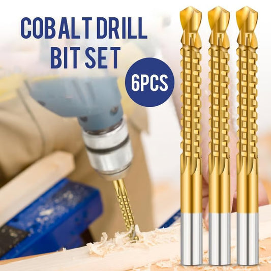 🔥 Buy 2 Get 1 FREE | Premium Cobalt Drill Bit Set (6 PCS)