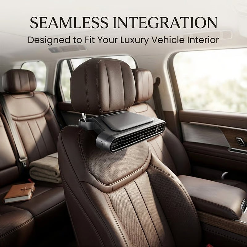 🚗❄️ Cool & Fresh Every Drive — Car Seat Aroma Diffuser Fan