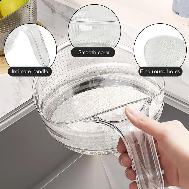 🔥 3-Pack Kitchen Strainer Bowl – Wash, Rinse & Drain in Seconds