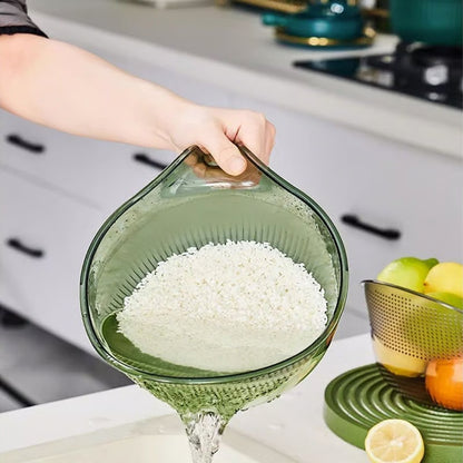 🔥 3-Pack Kitchen Strainer Bowl – Wash, Rinse & Drain in Seconds