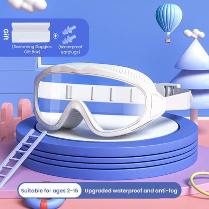 HD Children’s Large Frame Waterproof and Anti-Fog Swimming Goggles