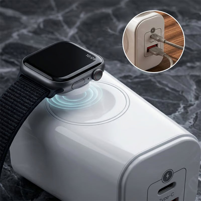 ⚡3 in 1 USB-C Charger Block with 20W Fast Charging Block